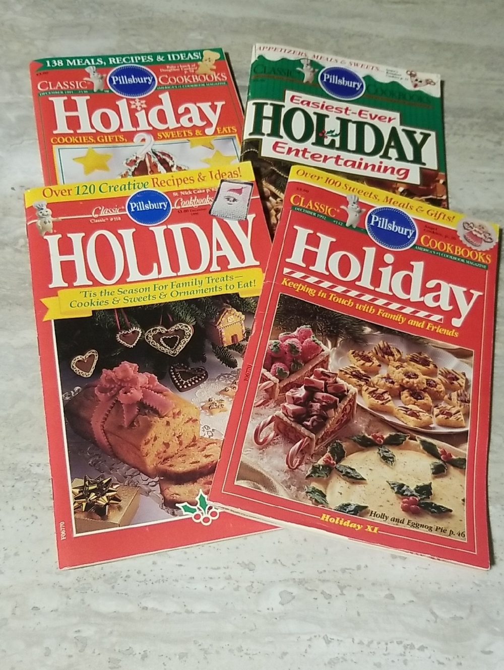 Pillsbury Holiday Cookbooks
